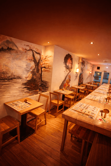 Interieur van Washoku Ramen